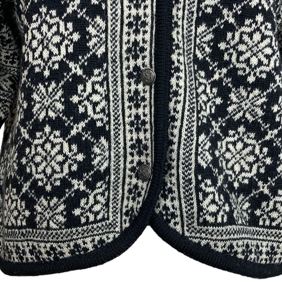 Vintage River Art Fair Isle Wool Cardigan - Picture 3 of 12
